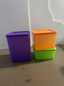 Caixas cubix 650 ml + 1L + 1,8L
