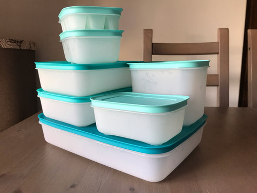 Conjunto de congelação com caixa