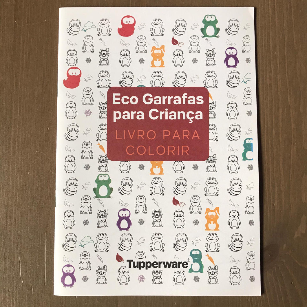 Livro para colorir para crianças - Eco garrafas