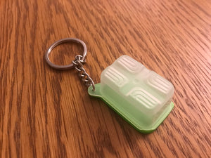 Porta-chaves tupperware miniatura